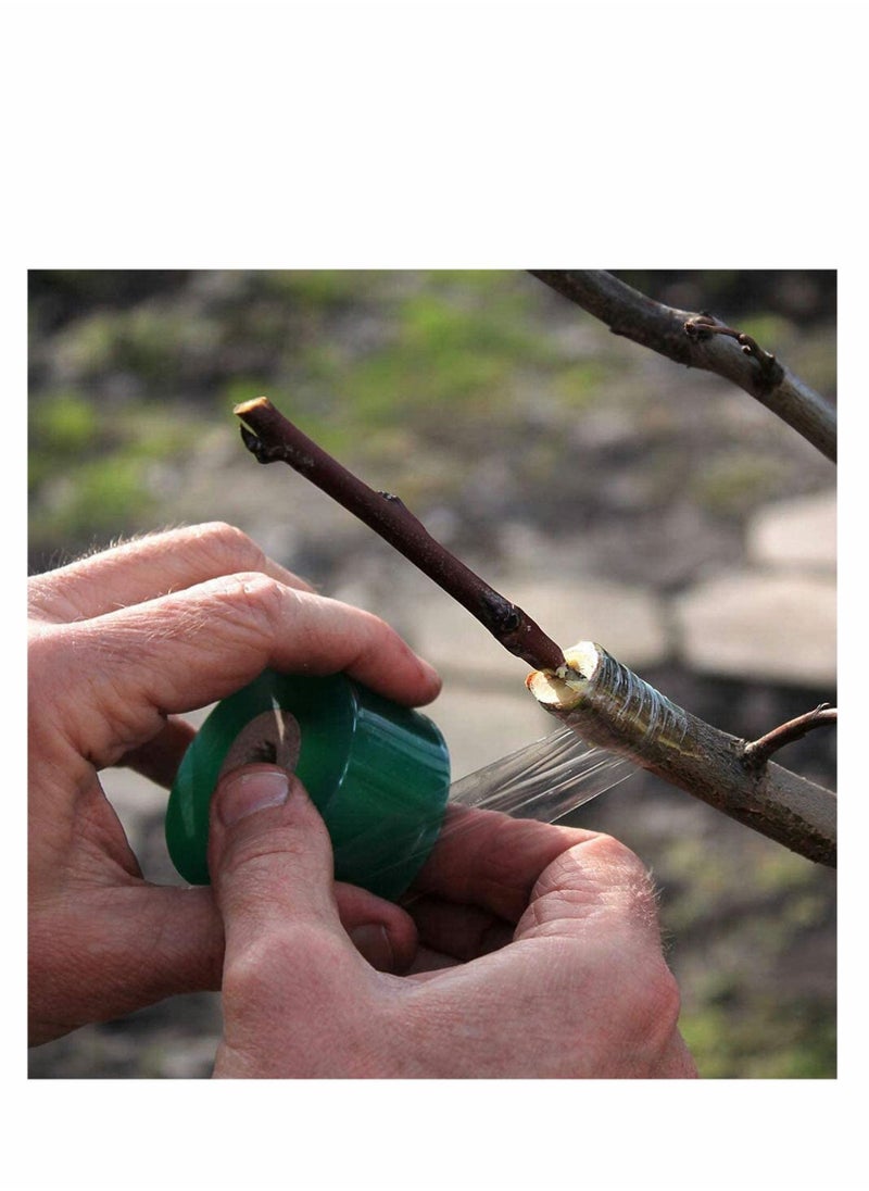 Generic Grafting Tape 4 PCS Grafting Tape, Stretchable Garden Grafting Tape Plants Repair Tapes Secateurs Engraft Branch Gardening Bind Belt for Floral Fruit Tree and Poly Budding Tape - Green  - Image 3