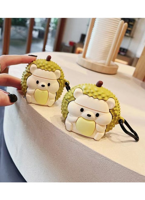 Suitable For Apple Bluetooth Earphones With Silicone Cartoon Protective Case