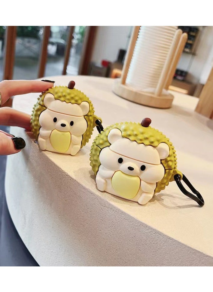 EBMINI - Suitable For Apple Bluetooth Earphones With Silicone Cartoon Protective Case - Image 1