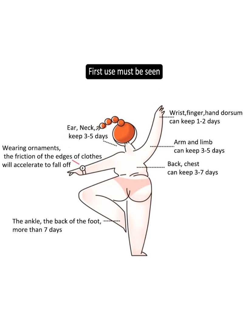 amazing.EGP Waterproof Temporary Butterfly Tattoo Sticker (TH-590) - Image 4