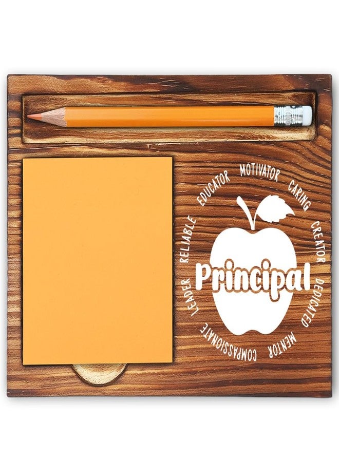 MFOMFO Principal Appreciation Gifts, Best Gift for Principal Women & Men, School Leader Gift, Thank You Gifts for Principal Self-Stick Note Pad Holder-LBB32 - Image 1