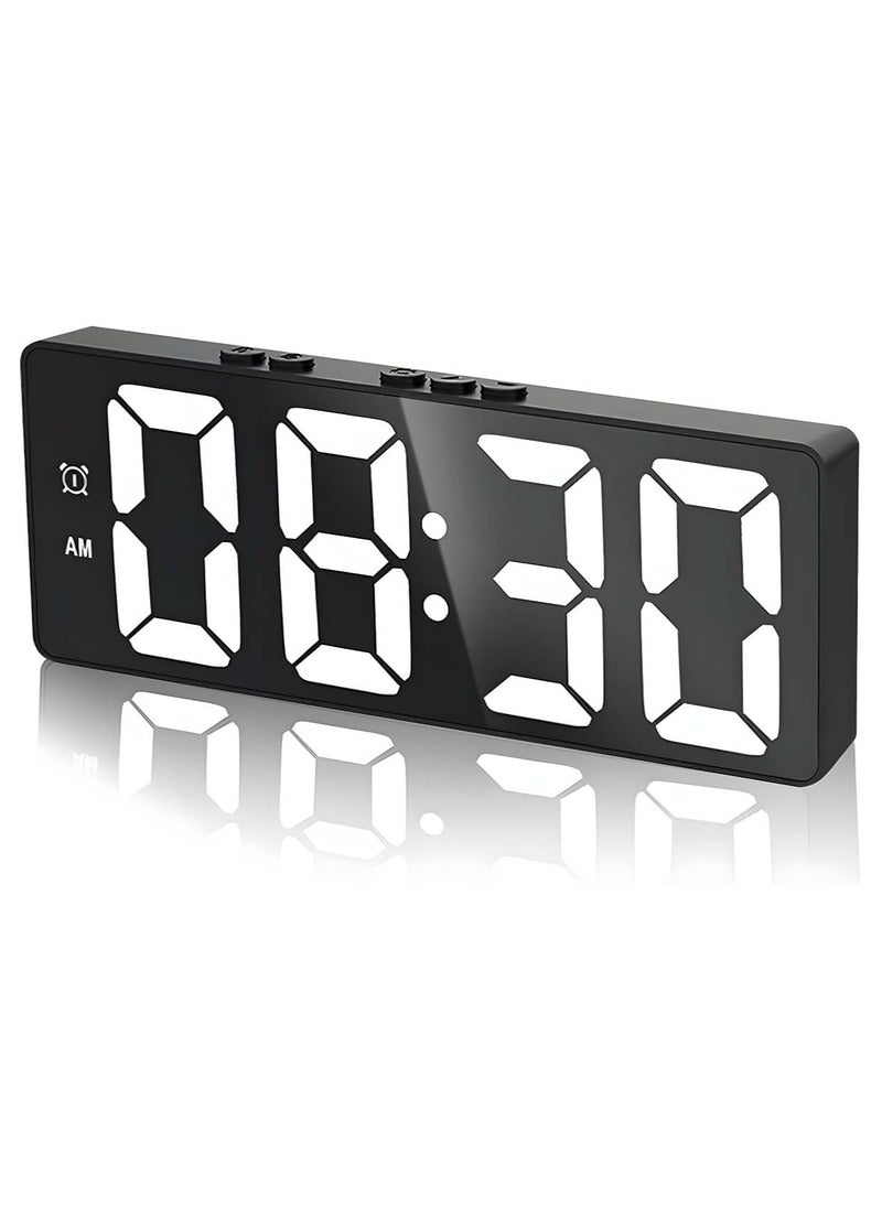 Generic - Digital Alarm Clock with Dimmable Brightness, Alarm Clock with Sound Control and Snooze Mode, Date and Temperature Display, Suitable for Bedroom, Office - Image 1