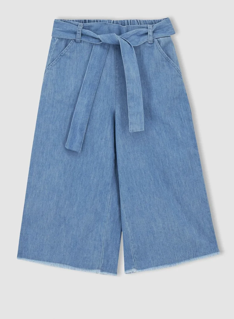 DeFacto Kids Wide Leg Tie Waist Trousers