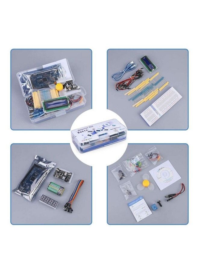 ELEGOO - Mega R3 2560 Project Starter Kit Compatible With Arduino Ide Mega Including 16 Tutorials Cd - Image 1