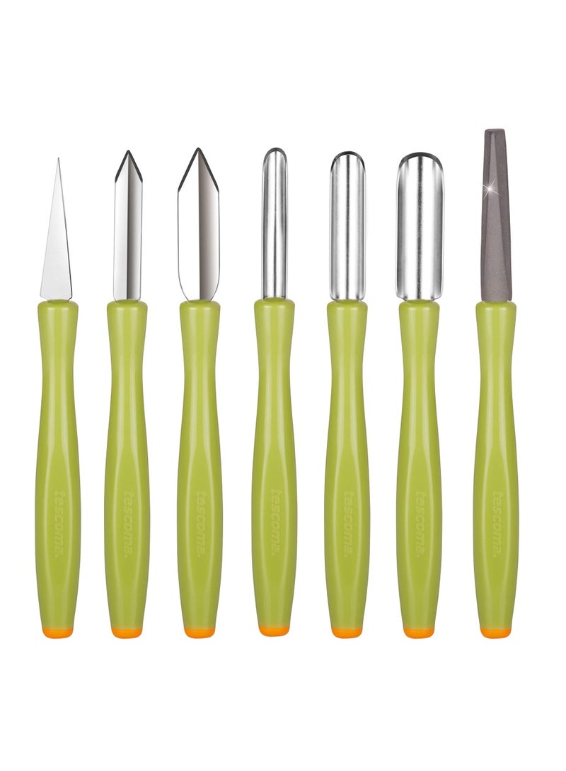tescoma Presto 7-Piece Carving Tool Set - Image 1