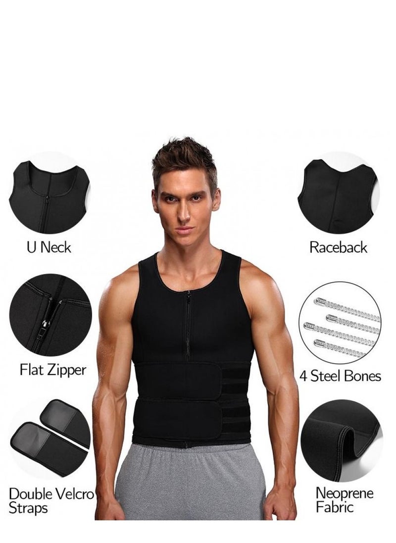 Fstyle Neoprene Thermal Corset with Double Tape for Men and Women that Works to Burn Belly Fat  - Image 2