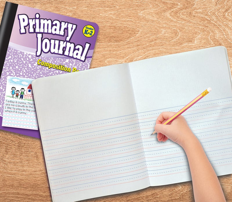 Better Office Products Primary Journal, Hardcover, 4 New Fun Colors, Primary Composition Book Notebook, Grades K-2, 80 Sheet, One Subject, 9.75" x 7.5", 4 Pack - Image 2