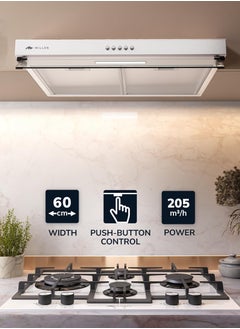 MILLEN 60cm Under Cabinet White Range Hood  - Image 3