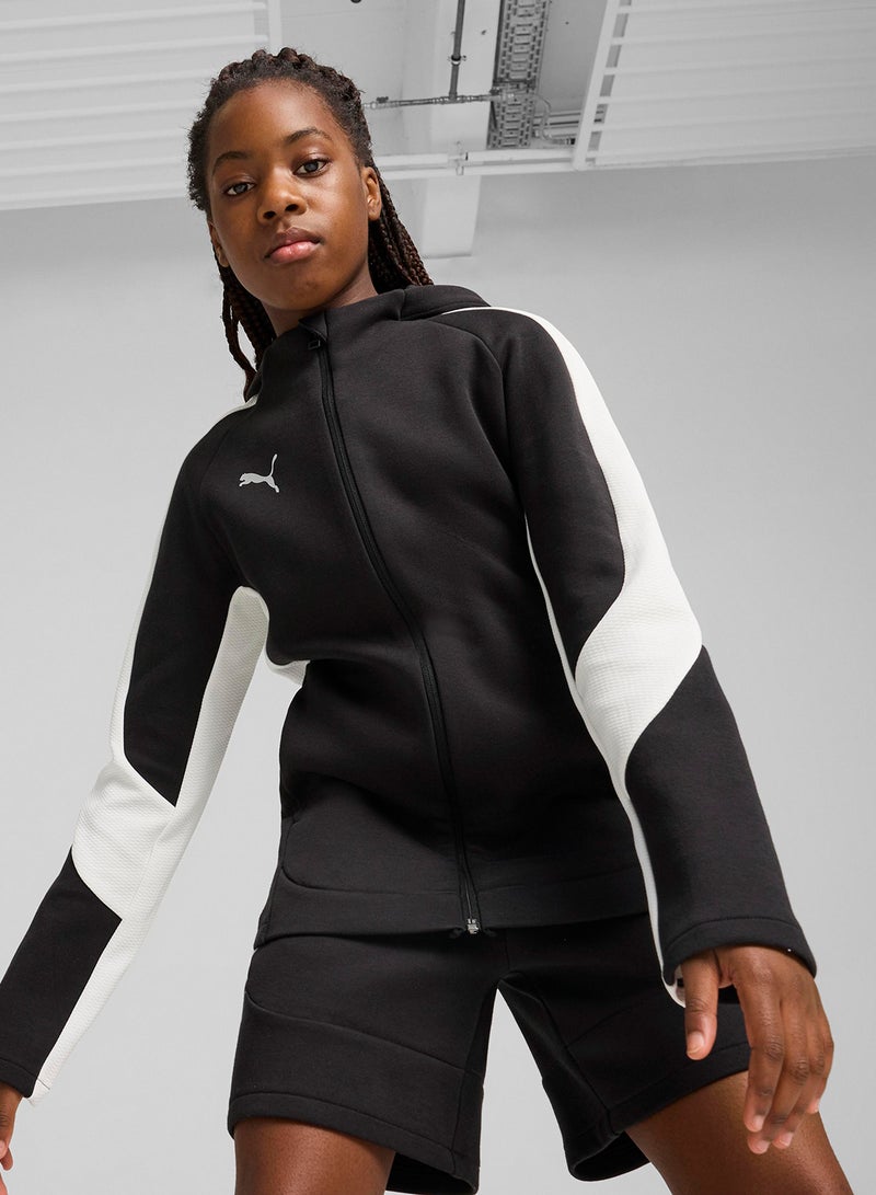 PUMA Youth teamEVOSTRIPE Hooded Jacket - Image 1