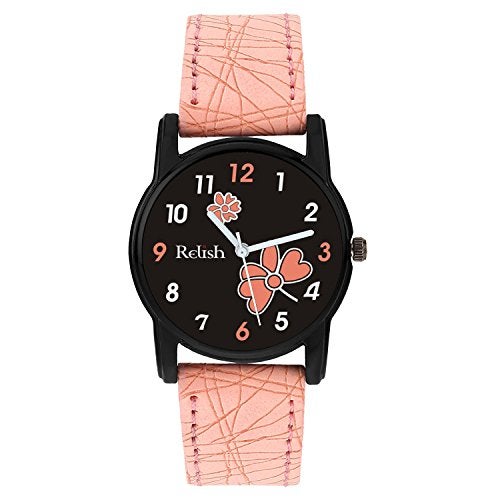 Relish Analog Watches for Girls & Women (Pink Flower) - Image 1