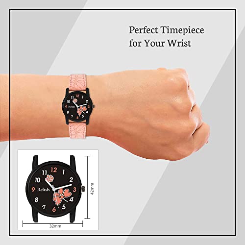 Relish Analog Watches for Girls & Women (Pink Flower) - Image 5
