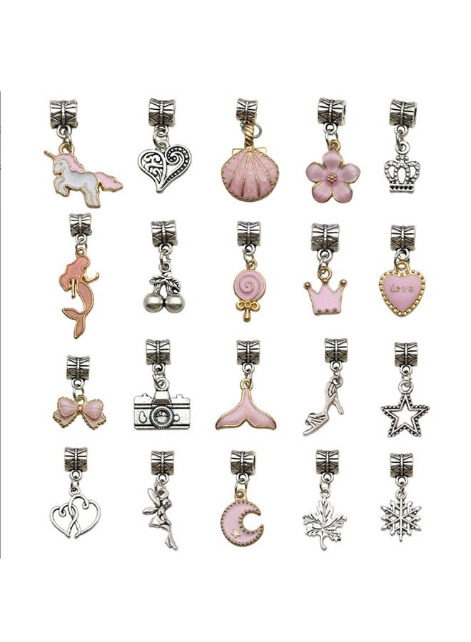 JCB CHIC طقم صنع المجوهرات الساحرة، طقم صنع الأساور للبنات من 8-12 سنة، جاهز للهدية، ممتع وسهل الصنع، 63 قطعة لطيفة متلألئة تلهم الإبداع والتعبير عن الذات (HK485) - Image 2