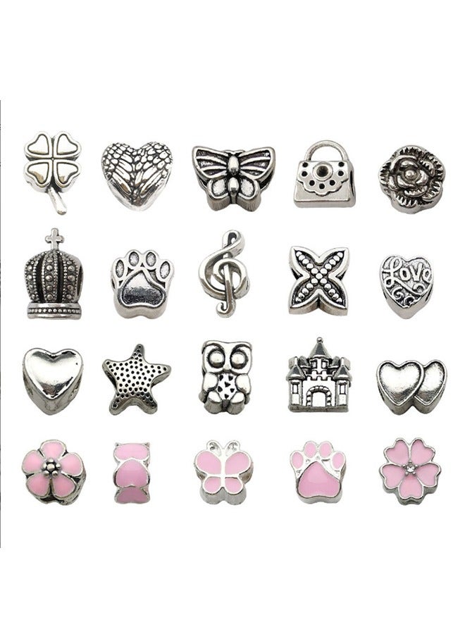 JCB CHIC طقم صنع المجوهرات الساحرة، طقم صنع الأساور للبنات من 8-12 سنة، جاهز للهدية، ممتع وسهل الصنع، 63 قطعة لطيفة متلألئة تلهم الإبداع والتعبير عن الذات (HK485) - Image 3