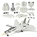 SEBUNAS مجموعة نموذج طائرة مقاتلة SEBUNAS F14 Tomcat 3D سريعة البناء - Image 3