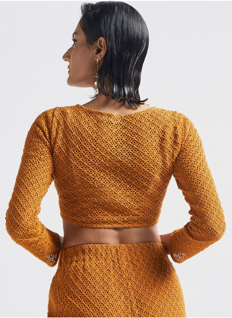 FAV Twist Front Crop Top  - Image 2