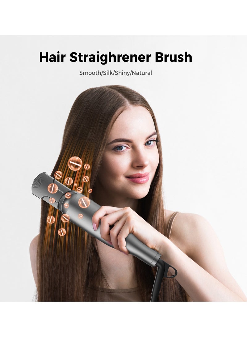 general Retractable Mini Portable Hair Straightening Comb with Multiple Temperature Settings Hair Straightener Comb UK Plug - Image 4