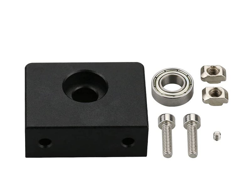 3DINNOVATIONS Aluminum CR-10 Z-Axis Lead Screw Top Mount for Tornado Creality CR10 Ender 3 Ender-3 Pro Metal Z-Rod Bearing Holder and Compatible with Other Aluminum Profiles Frame 3D Printer Parts - Image 2