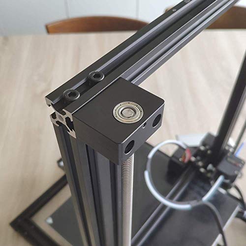 3DINNOVATIONS Aluminum CR-10 Z-Axis Lead Screw Top Mount for Tornado Creality CR10 Ender 3 Ender-3 Pro Metal Z-Rod Bearing Holder and Compatible with Other Aluminum Profiles Frame 3D Printer Parts - Image 5