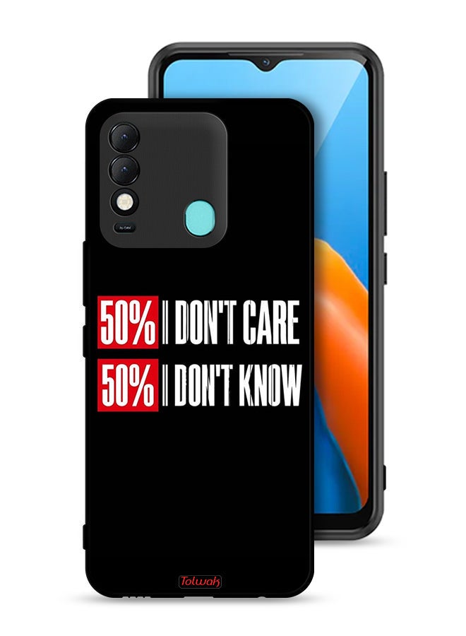 Tolwak Tecno Spark 8 Protective Case Cover I Do Not Care - Image 1