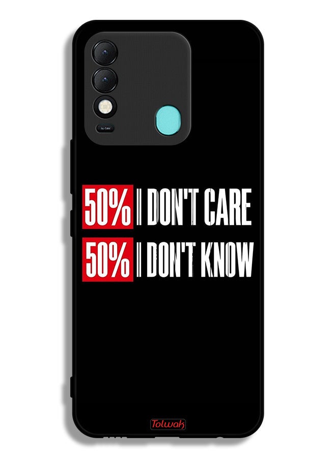 Tolwak Tecno Spark 8 Protective Case Cover I Do Not Care - Image 2