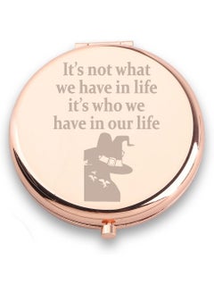 WUSUANED WUSUANED Witch Musical Makeup Mirror Musical Theater Inspired Mirror Witch Fan Gift Evil Witch Gift 