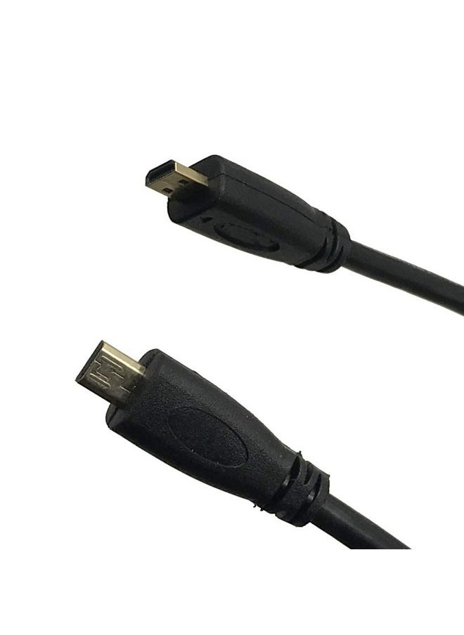 Seadream - High Speed Micro Hdmi Male To Micro Hdmi Male Cablemicro Hdmi Type D Male To Male Cable Gold Plated (Black 6Feet) - Image 1
