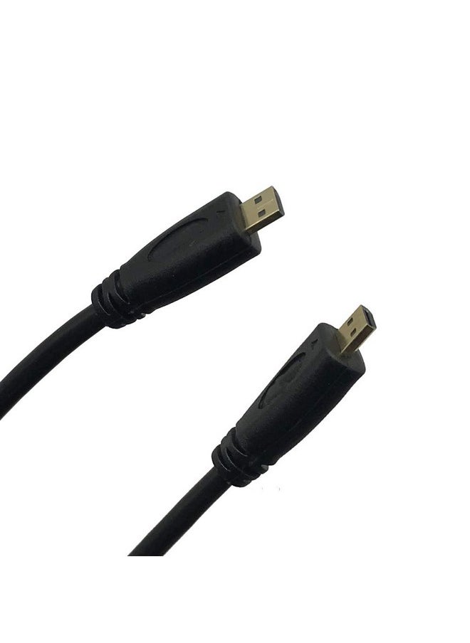 Seadream - High Speed Micro Hdmi Male To Micro Hdmi Male Cablemicro Hdmi Type D Male To Male Cable Gold Plated (Black 6Feet) - Image 1