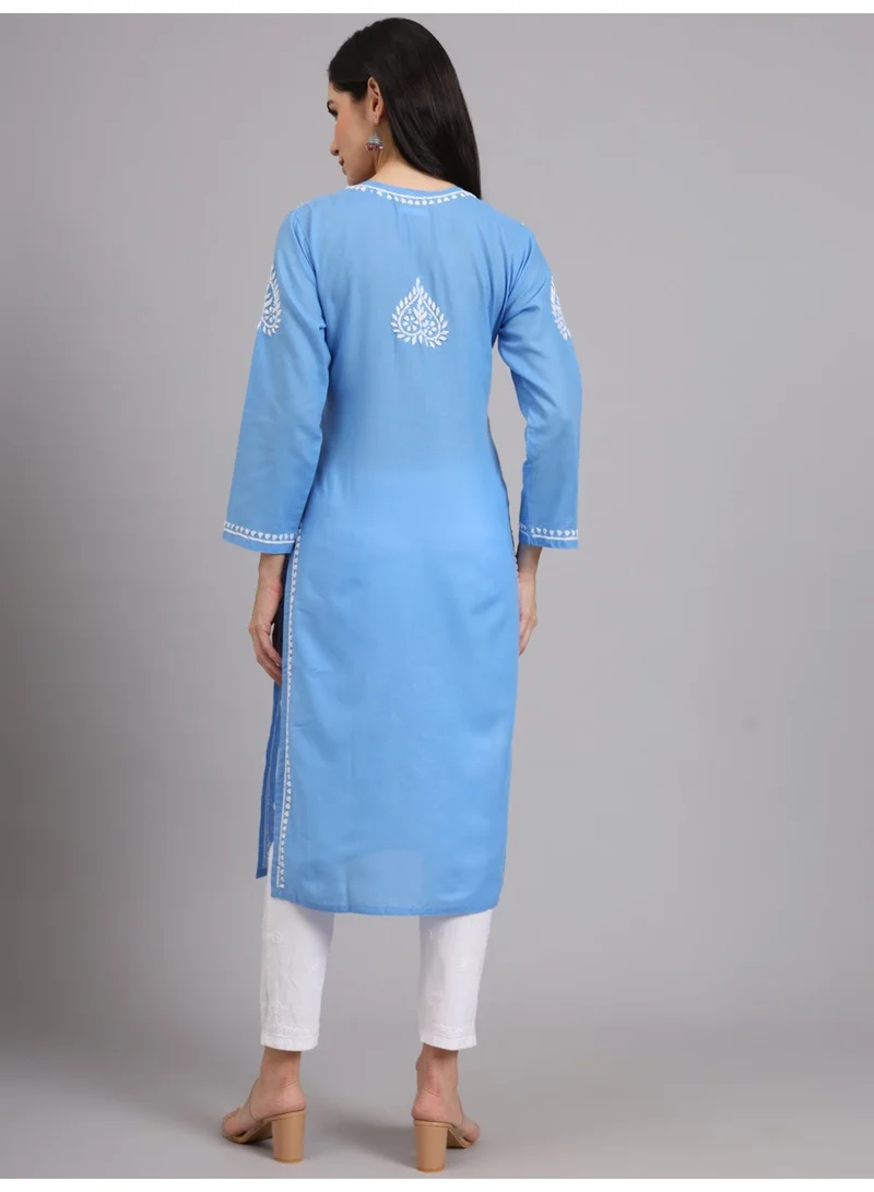 الايا كورتا شيكانكاري قطنية مطرزة يدويًا للسيدات -AL3997