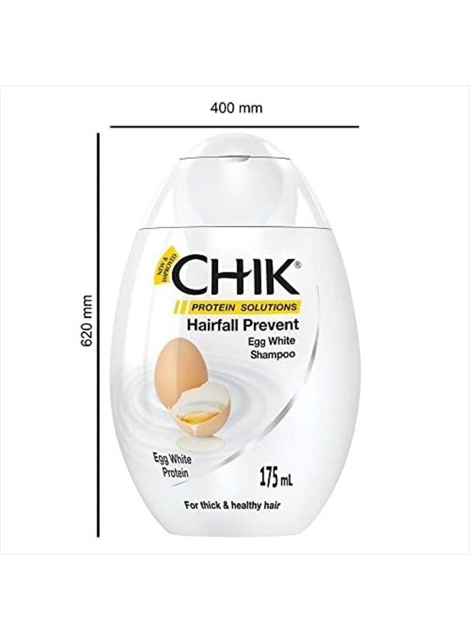 Chik Protein Solutions - Hairfall Prevent Egg White Shampoo - 175 ml for thick and Healthy Hair. - Image 3