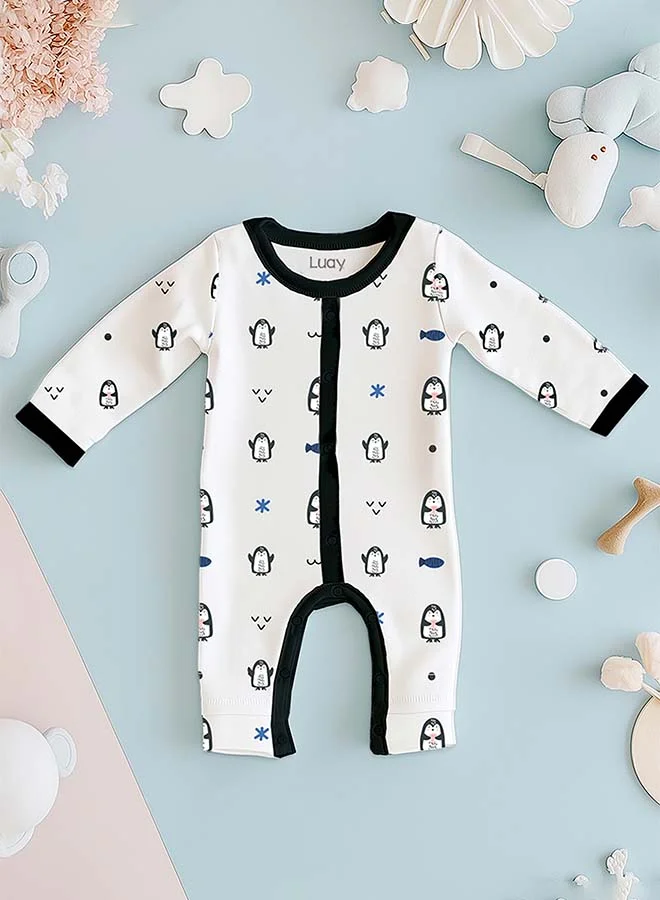 Luay  100% Cotton Full Sleeves Baby Romper,Sleepsuit for Baby Girls & Boys _(Pack of 2)  | Best Price UAE