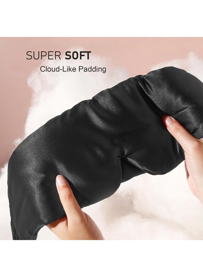 LitBear Silk Sleep Mask Black - Image 2