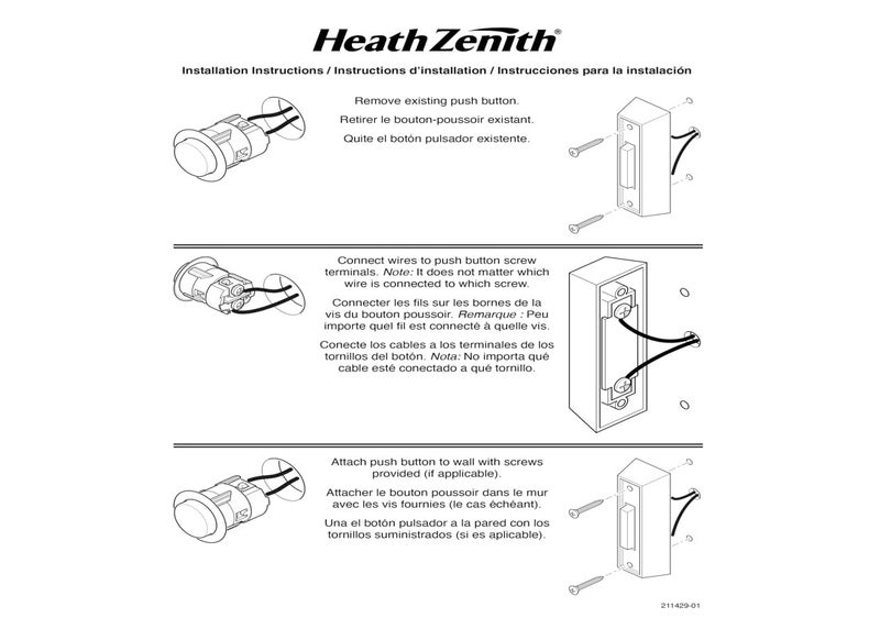 Heath Zenith Heath/Zenith SL-7366-02 Wireless Plug-In Door Chime Kit with Molded Plastic Cover, White - Image 2