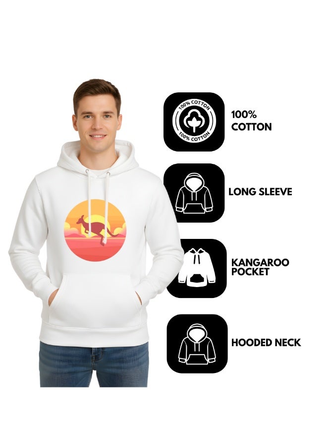 Australia day Hoodie - Soft Cotton Pullover - Australia Themed Hoodie for Men and Women - Long Sleeve with Drawstring and Pockets - Perfect for Travel - Image 4
