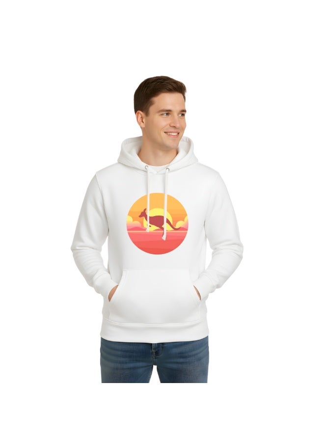 Australia day Hoodie - Soft Cotton Pullover - Australia Themed Hoodie for Men and Women - Long Sleeve with Drawstring and Pockets - Perfect for Travel - Image 3