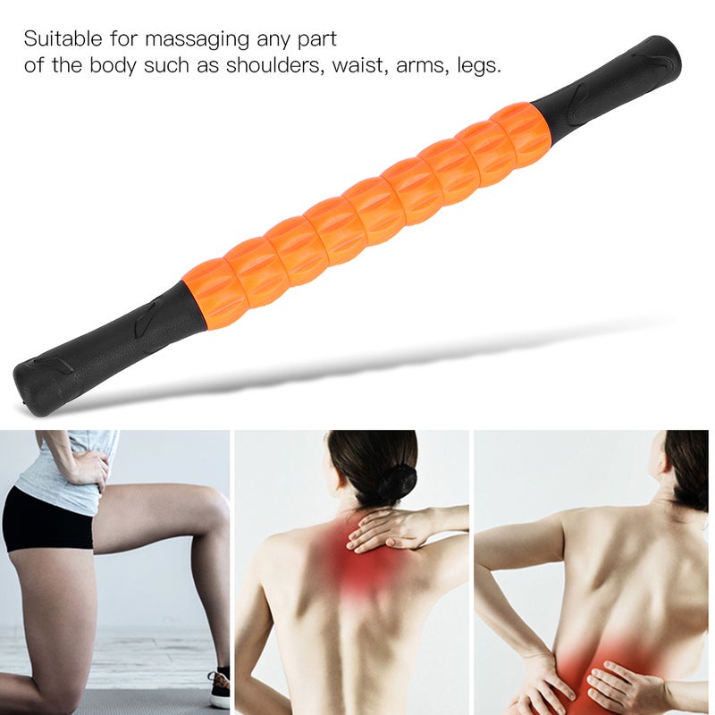 Muscle Massage Sticks Fitness Sport Fascia Rods High Strength Relaxation Rollerorange - Image 3