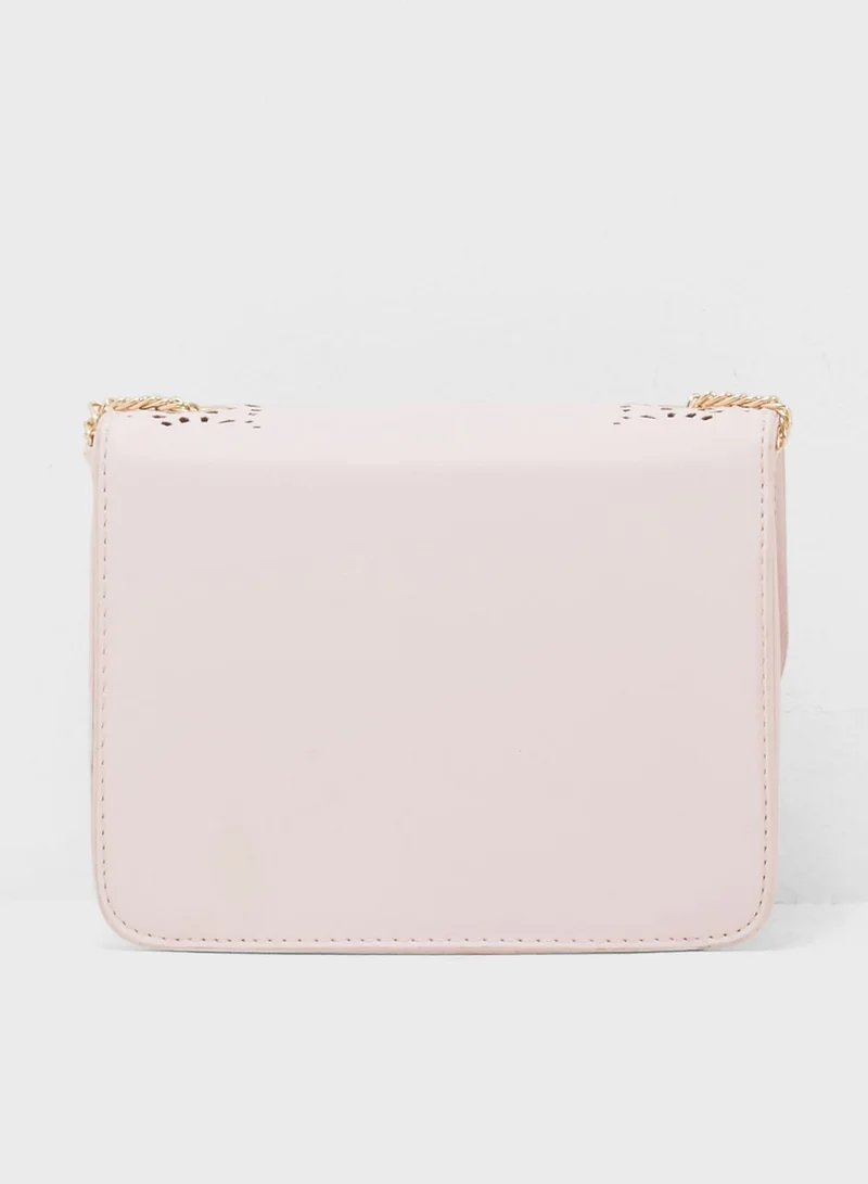 ELLA Metal Bar Crossbody