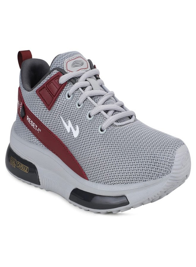 Campus Child Gipsy JR Running Shoes Gry/Rust - 2UK/India - Image 2