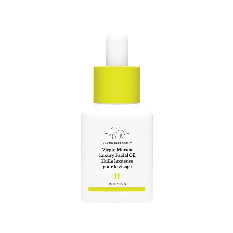 Drunk Elephant Virgin Marula Luxury Facial Oil - 30 ml/1 fl oz - Face Oil - Clean Clinical Skincare - Cruelty-Free - Dermatologist-Tested - Free of Essential Oils, Silicones, and Fragrance - Image 1