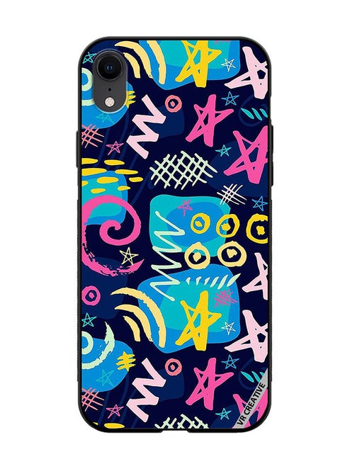 Protective Case Cover For Apple iPhone XR Design Multicolour