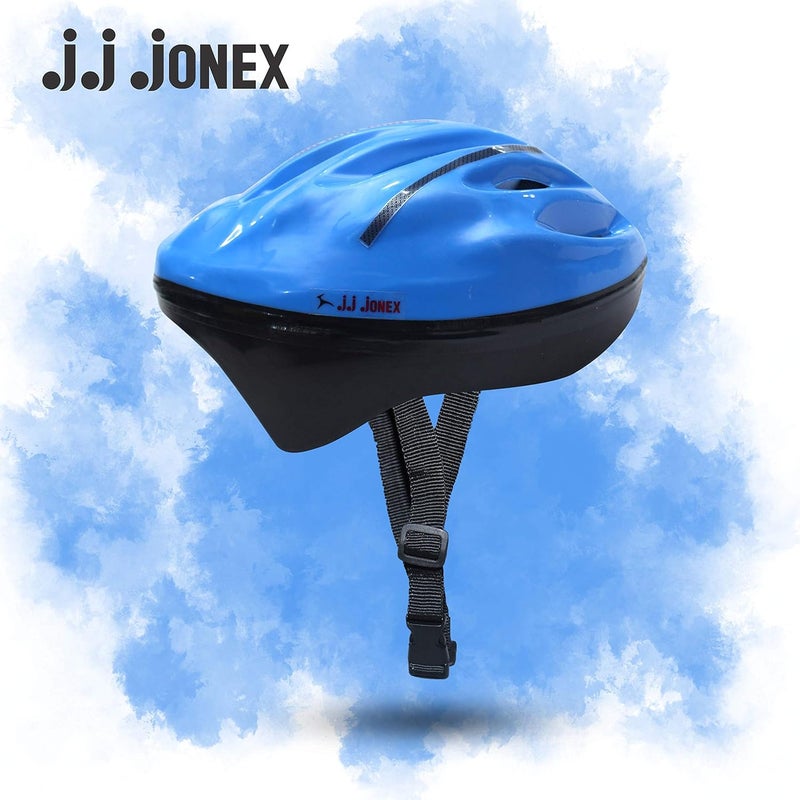 Jonex JJ Skating Helmet, Skating Helmet for Adults, Skating Helmet with Adjustable Strap for Men and Women (Blue), One Size - Image 2