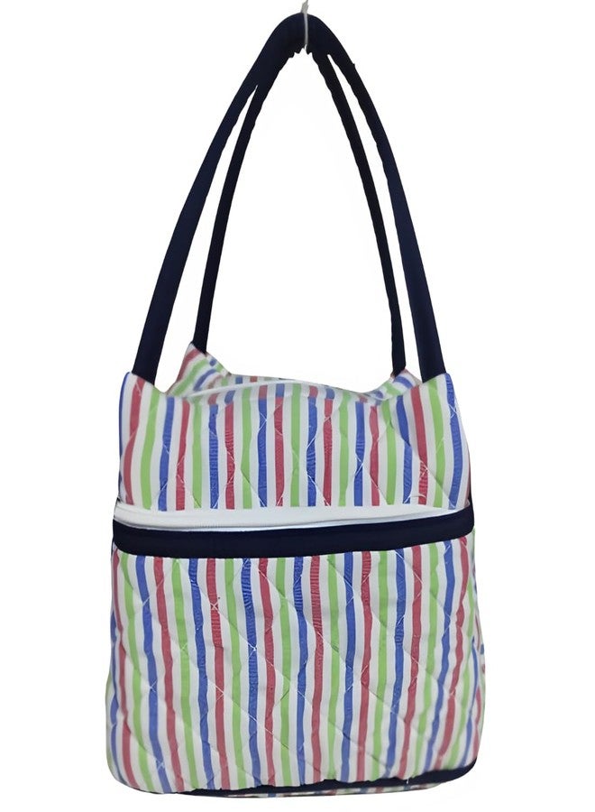 ENSAC Eco-Friendly Canvas Bag-Reusable Tiffin/Shopping/Grocery Multipurpose Hand Bag with Zip & Handle for Men and Women (Multicolor) - Image 2
