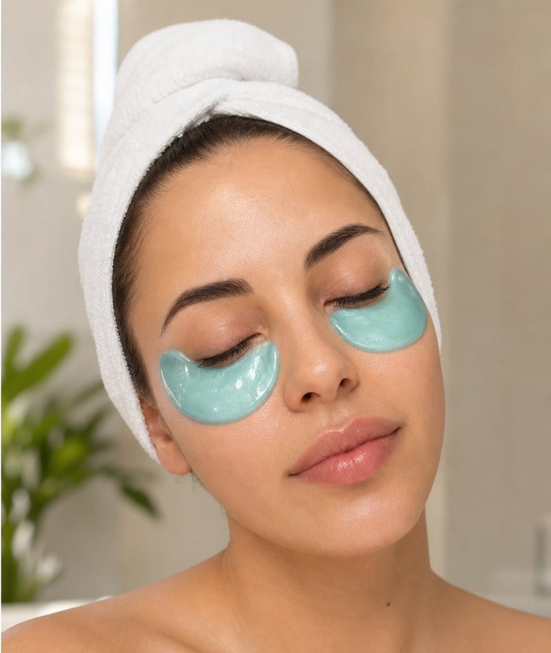 باليا لصقات باليا هيدروجيل مبردة لمنطقة تحت العين بحمض الهيالورونيك وماء الصبار، علامة تجارية ألمانية، نباتية، زوج واحد - Image 3