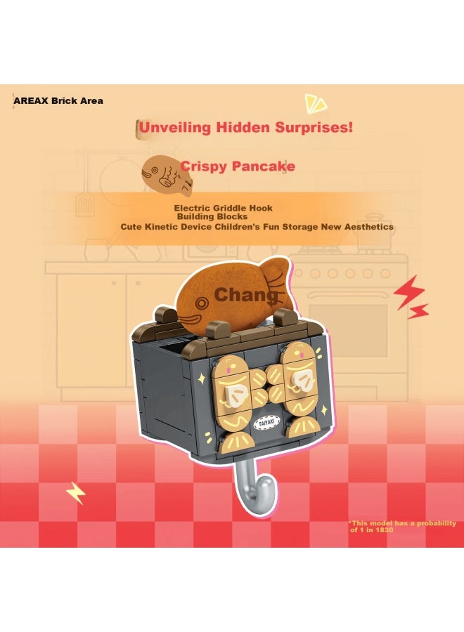 Area-x Brick Zone Building Blocks Delicious Time Wall-mounted Key Hook Blind Box Toy Assembly Gift Single Box - Image 3