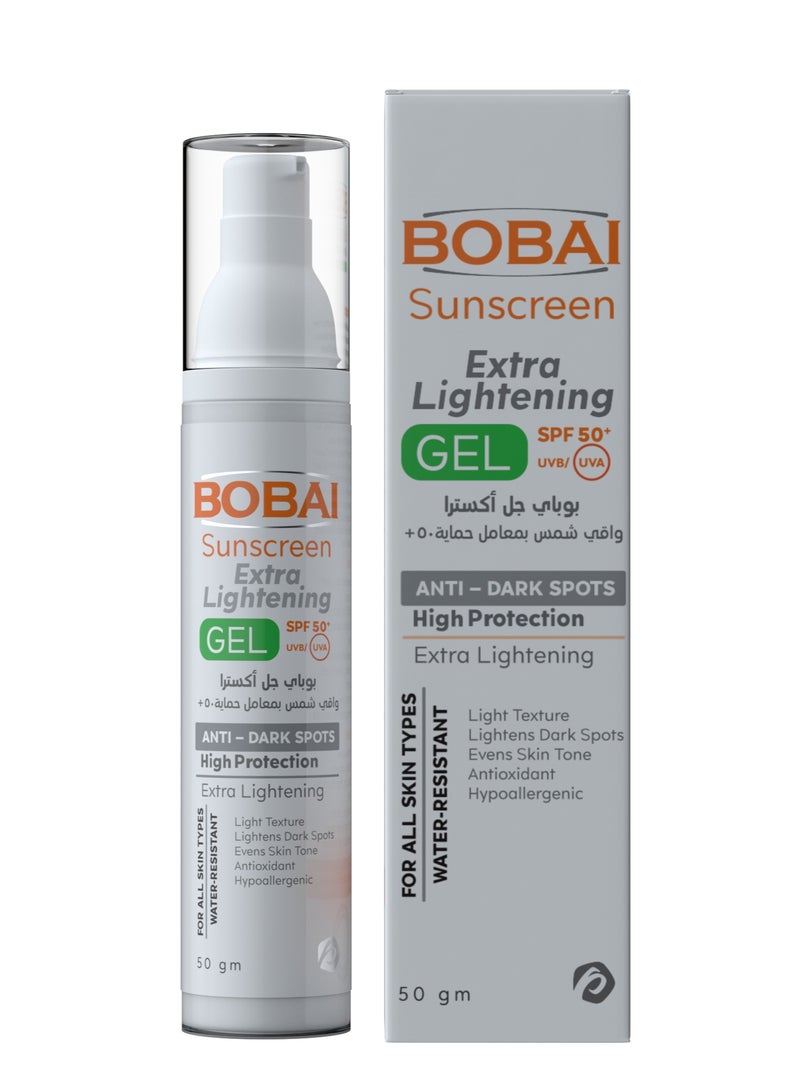 bobai Bobai Sunscreen Extra Lightening Gel SPF50 50 gm - Image 1