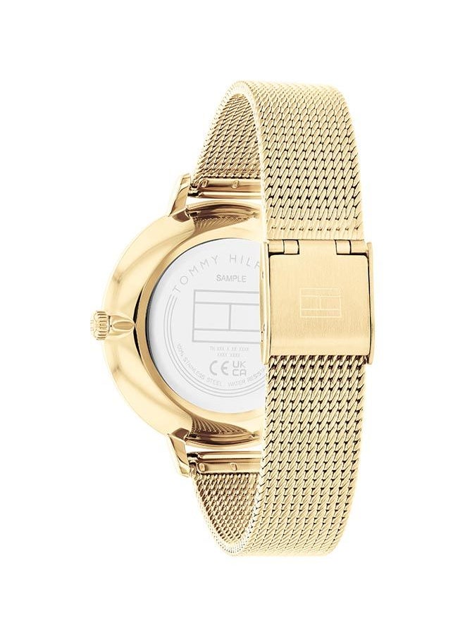 TOMMY HILFIGER - Women Analog Round Shape Stainless Steel Wrist Watch 38 mm - Image 1