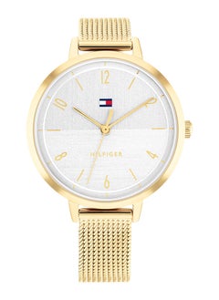 Women Analog Round Shape Stainless Steel Wrist Watch 38 mm
