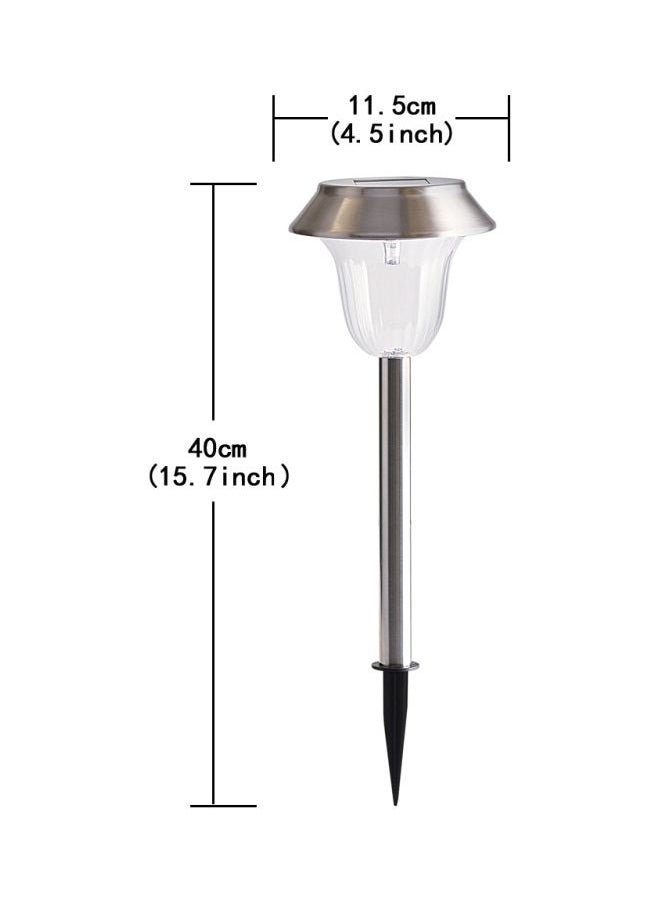 نيبمينينت طقم مصابيح LED للفناء تعمل بالطاقة الشمسية من قطعتين أزرق 11.5x11.5x40سم  - Image 3