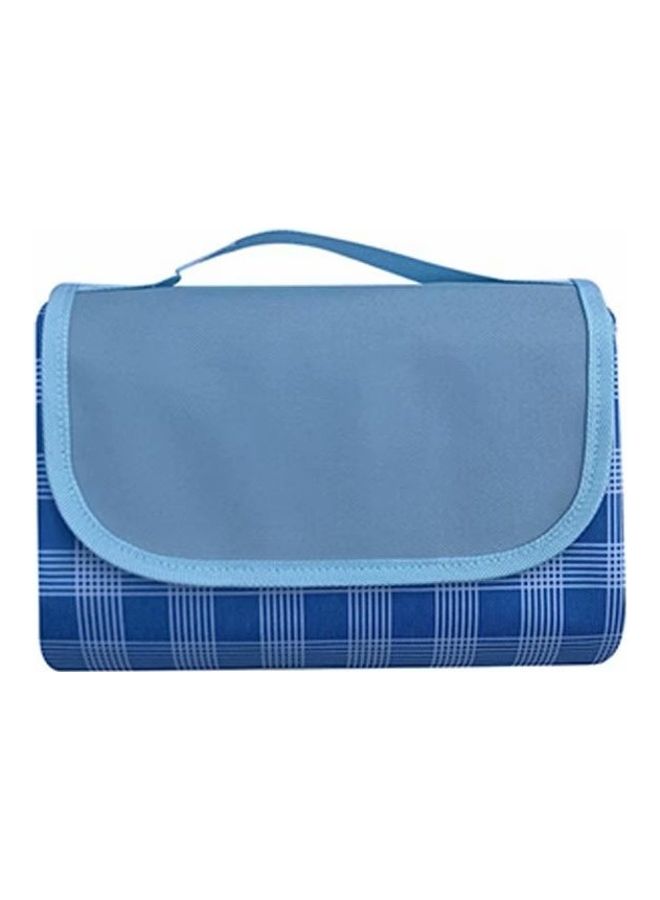 NIBEMINENT Waterproof Foldable Picnic Blankets Blue 150 x 200cm - Image 1