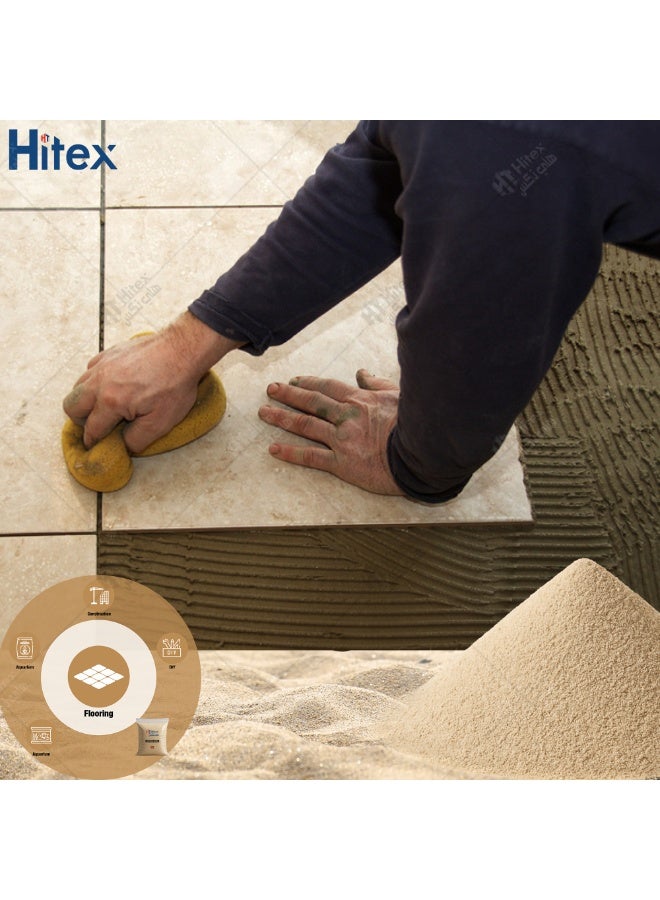 هيتكس رمل طبيعي متعدد الاستخدامات، للحرف اليدوية، والبناء، والديكور، وحشو المزهريات، والعلاج، والمشاريع المنزلية، والأرضيات، ومزيج تربة النباتات العضوية، والديكور الداخلي والخارجي | 5 كجم - Image 5