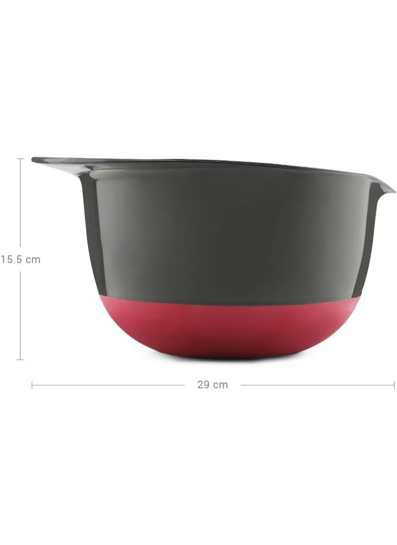 kleez - Kleez Mixing Bowl Set of 3 – Large, Medium & Small – Durable, Nesting, and Lightweight Kitchen Bowls with Non-Slip Silicone Base - Image 1